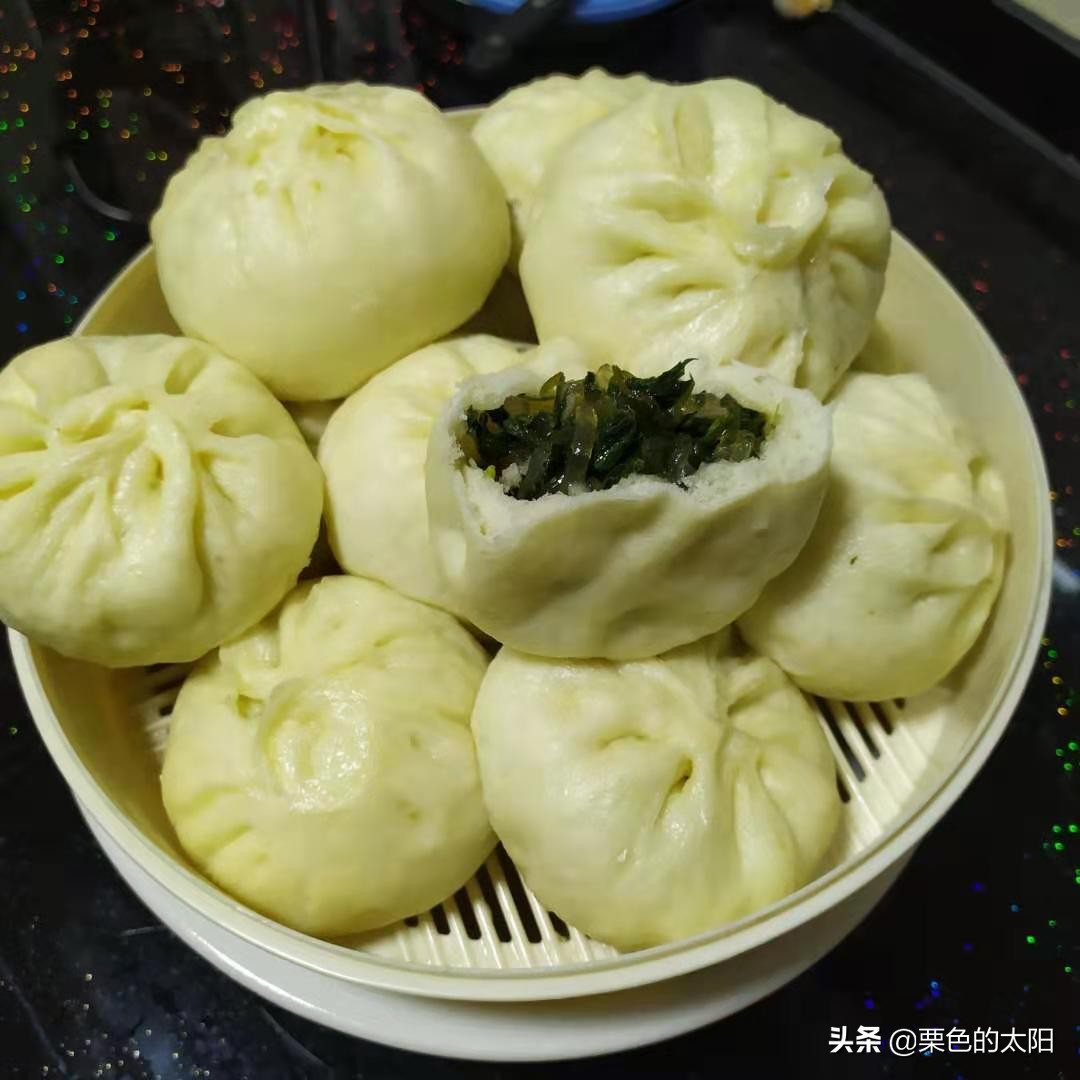 家常的美味——純素的薺菜粉條餡包子