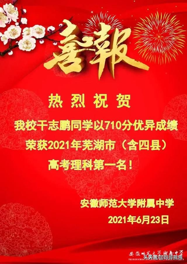 芜湖京师实验学校（芜湖12所示范高中2021高考喜报）