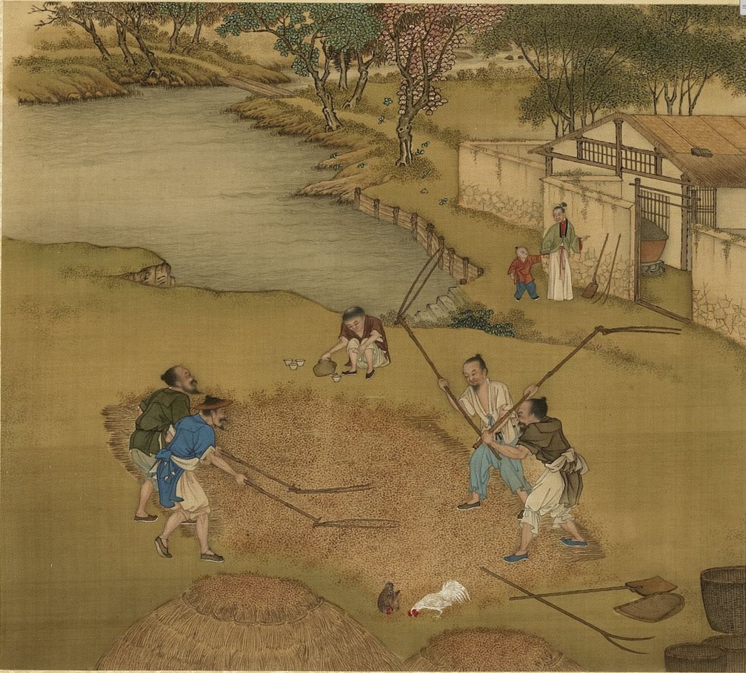 清 冷枚 耕织图台北故宫研究院 廖宝秀"围炉茶话"第五期,我们继续跟随