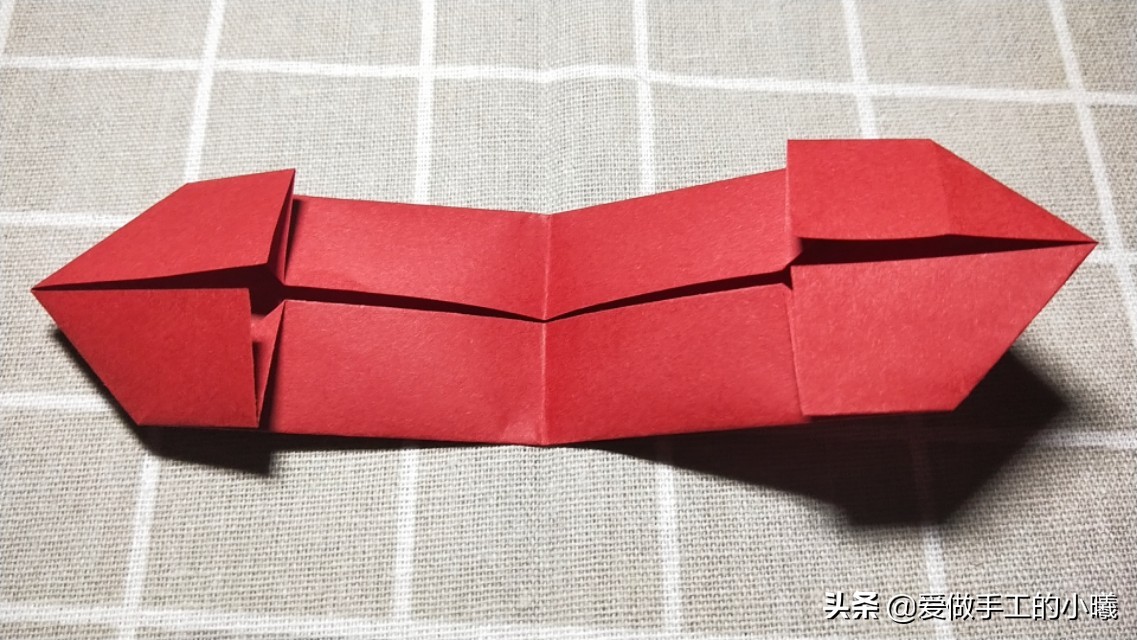 漂亮的双爱心书签，简单又别致，一张纸就完成