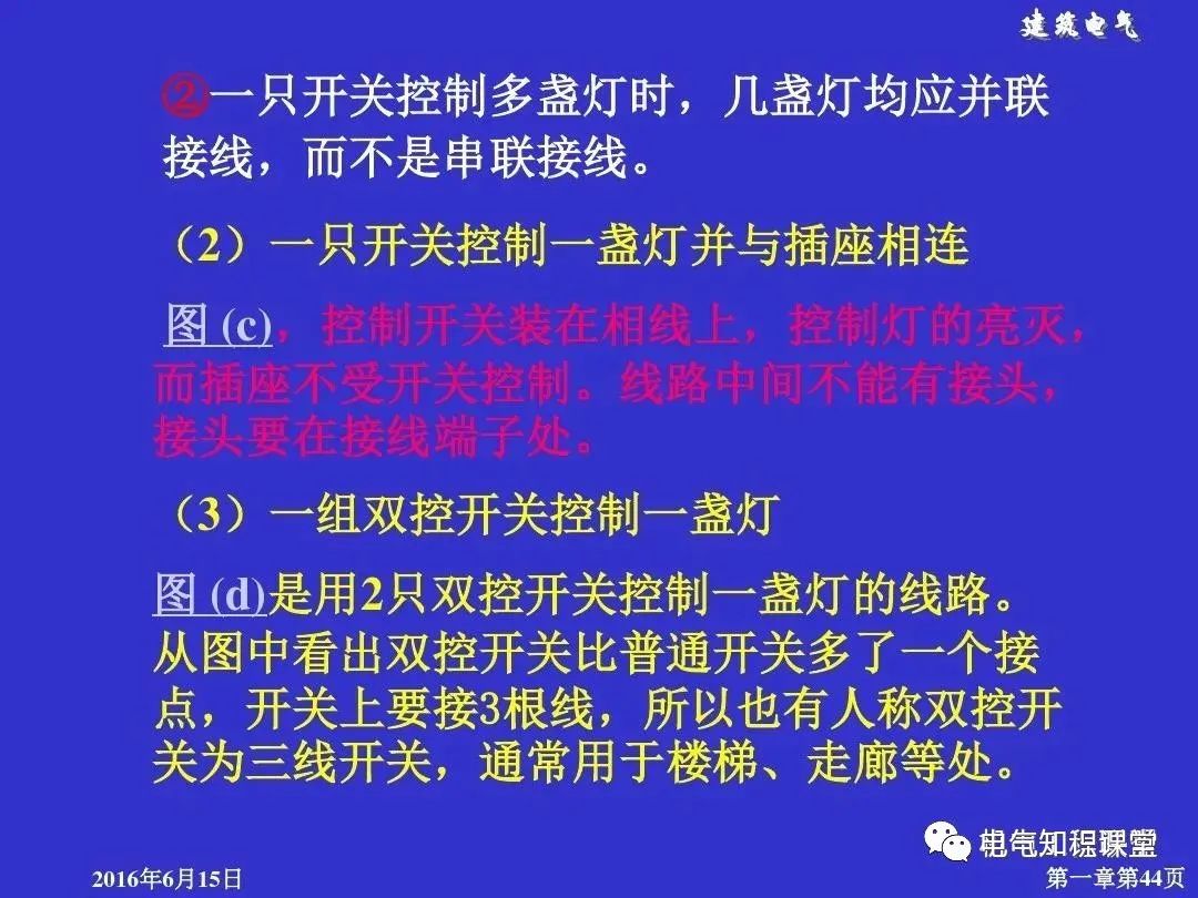 建筑强电和弱电的基础知识与识图（94页PPT详解）