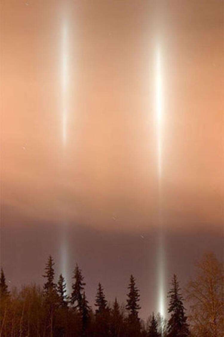 沈阳天空出现“光柱”奇观，如同天国阶梯，神奇天象怎么形成的？