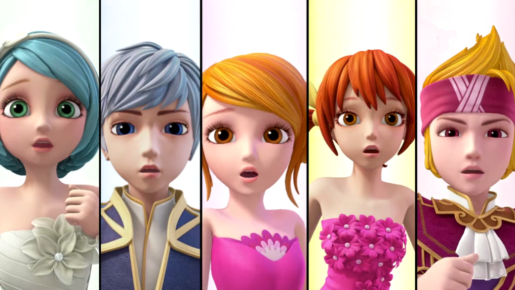 星学院人物造型改版对比，小月和美星的仙女气质消失，菲洛成女神