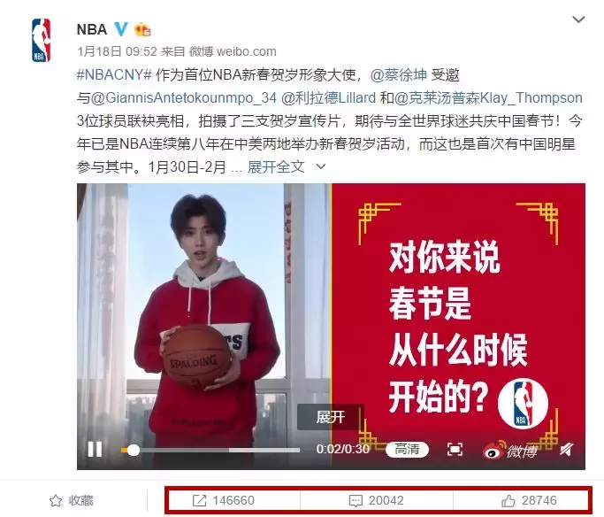 当初nba为什么选择蔡徐坤(蔡徐坤给NBA当形象大使，凭什么？)