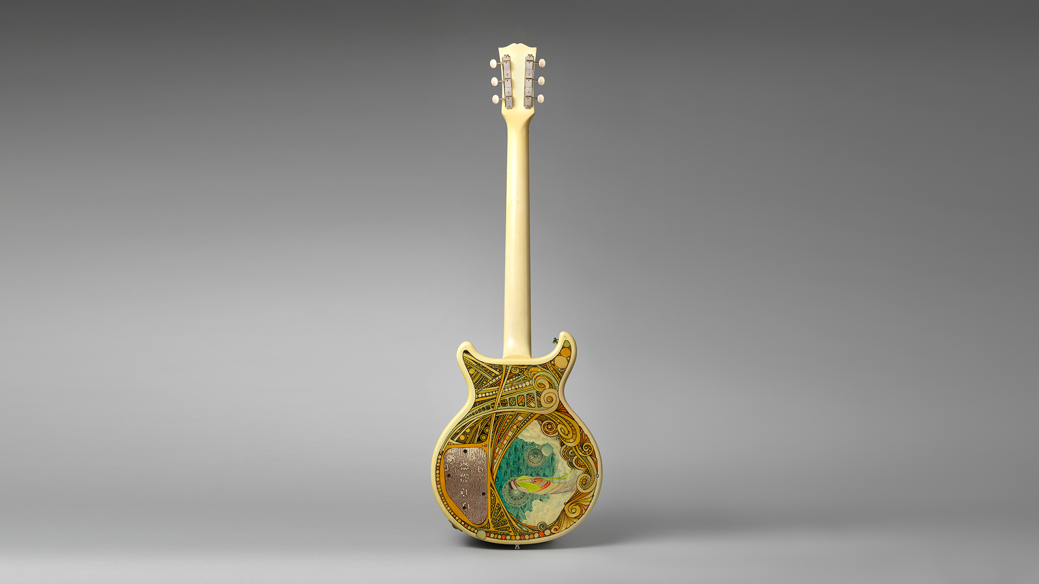 美国当代乐坛的传奇见证:大都会博物馆莱斯·保罗艺术电吉他