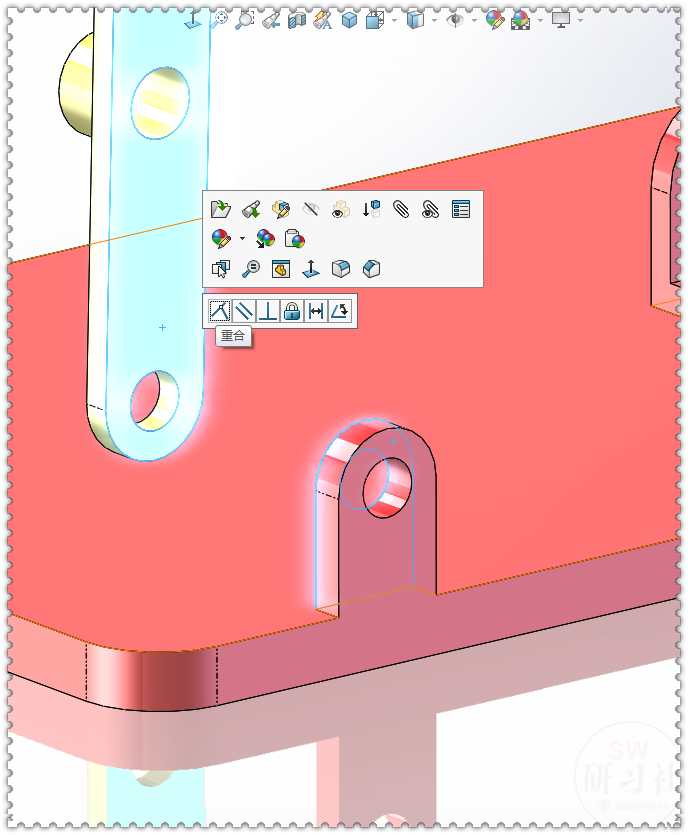 用SolidWorks制作一个简单的：活塞式平行四边形升降机构