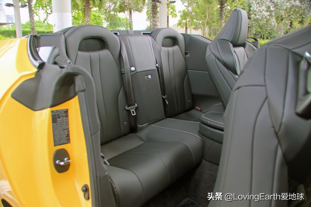 2021款雷克萨斯LC双门敞篷跑车：后排等于不用坐