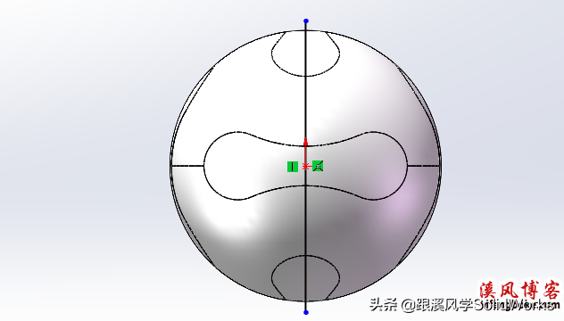 世界杯录像软件开发(用SolidWorks建模一个世界杯足球，SW分割命令的应用实例)