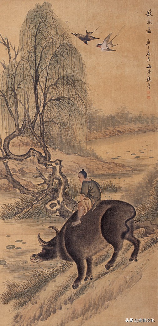 历代12位名家画牛,技法奇妙,画风独特,令人赏心悦目