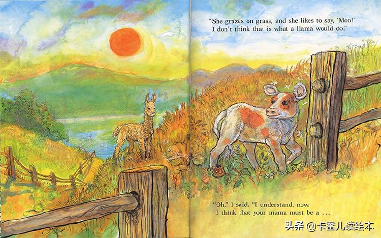 英文有声绘本《Is Your Mama a Llama》你的妈妈是羊驼吗？