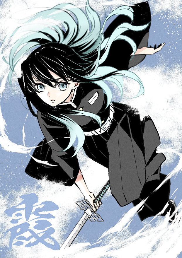 《寄宿学校的朱丽叶》作者绘制鬼灭之刃，真恋柱美如画