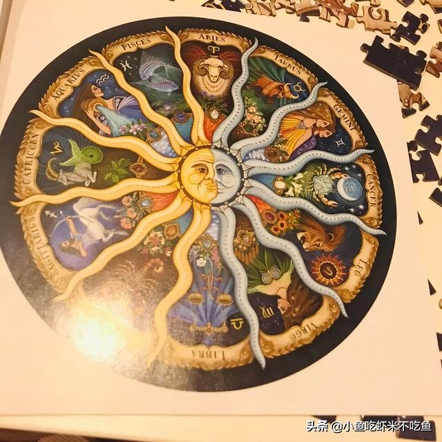 十二星座拼图,眼花缭乱
