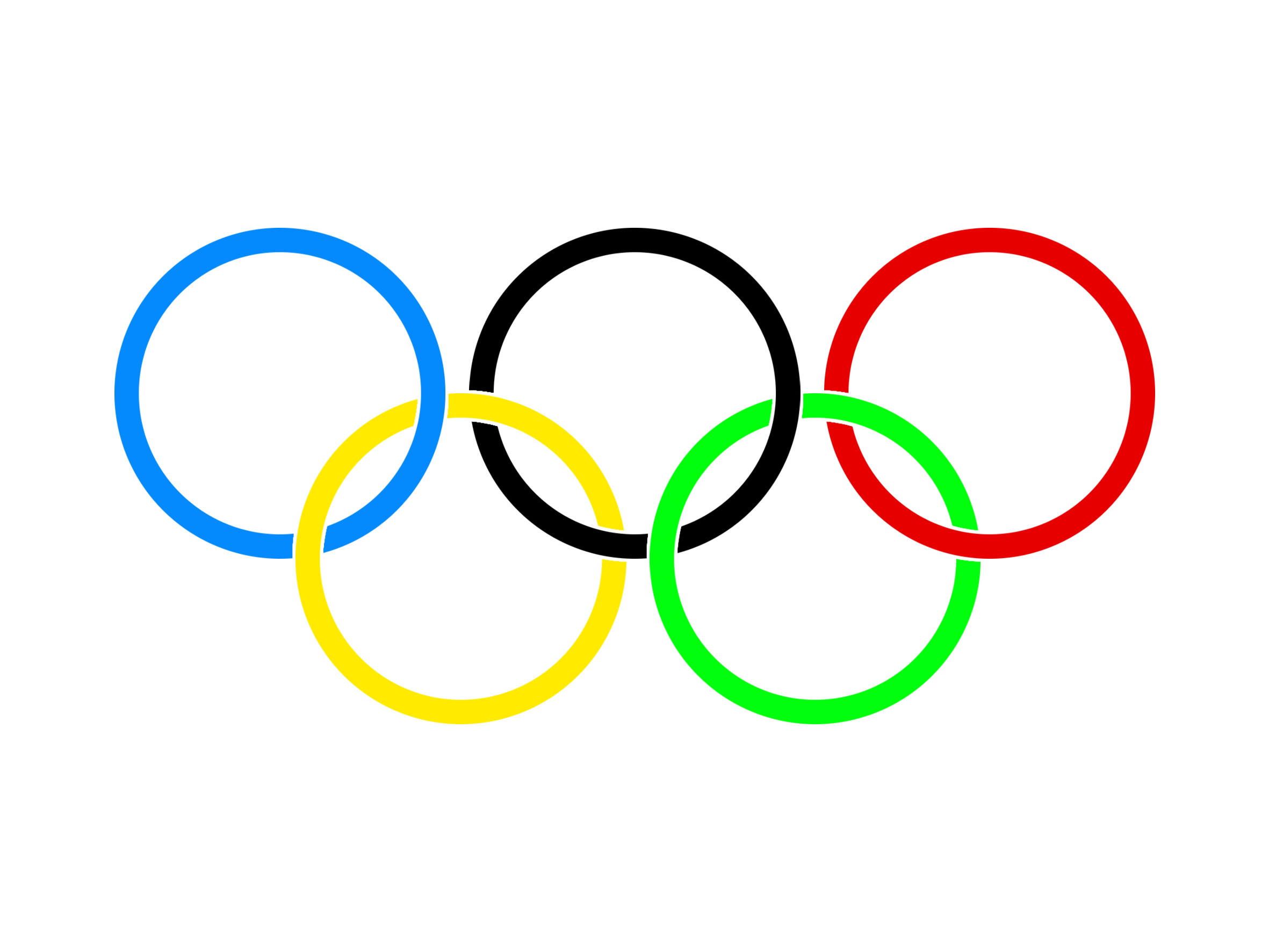 怎样用ps制作奥运五环