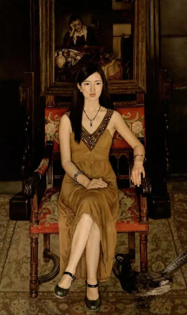 西方画家以1幅姿色丰腴女性形体油画，表现意大利女人坚贞品德