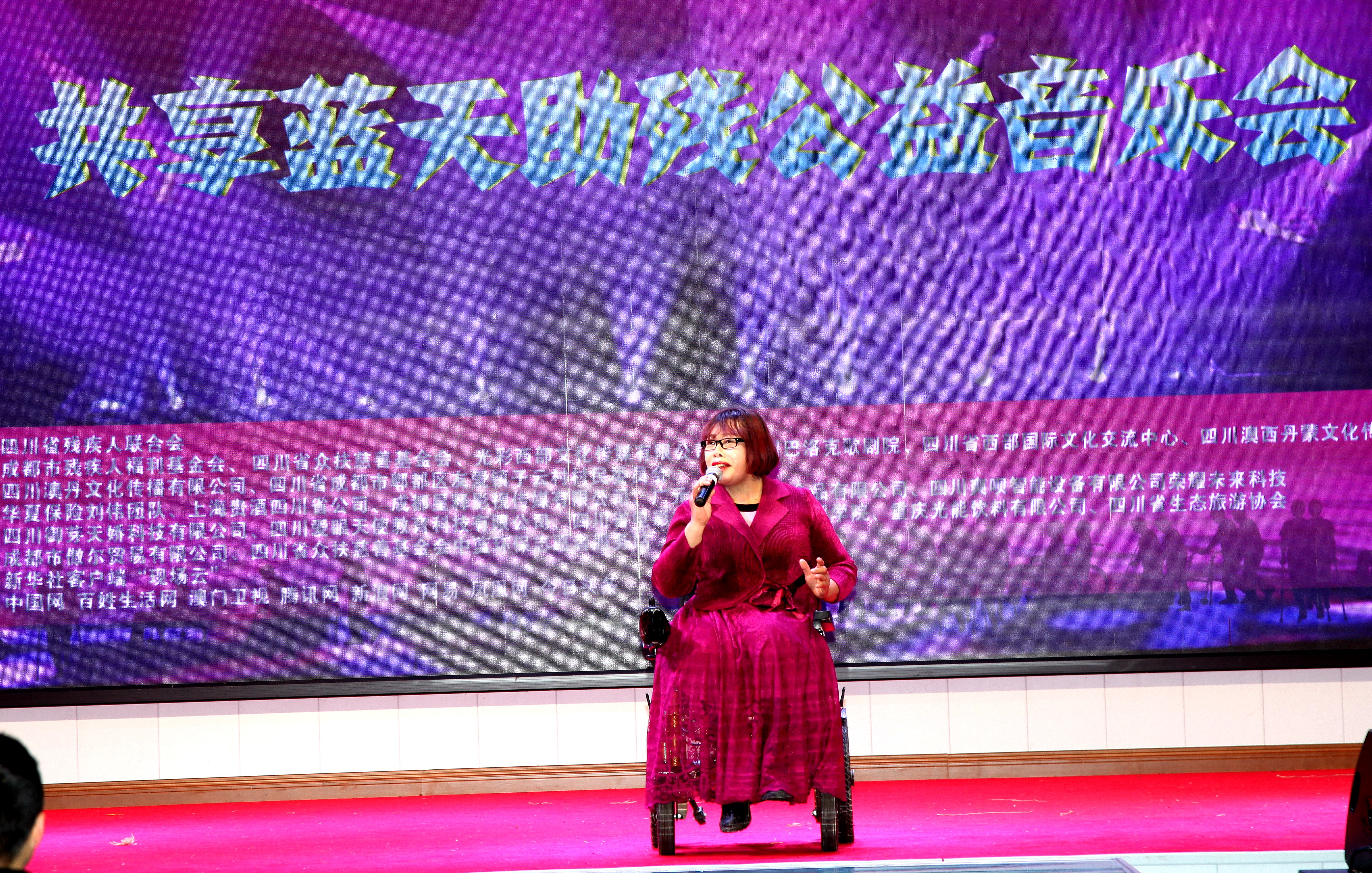 共享蓝天助残公益音乐会在成都举行