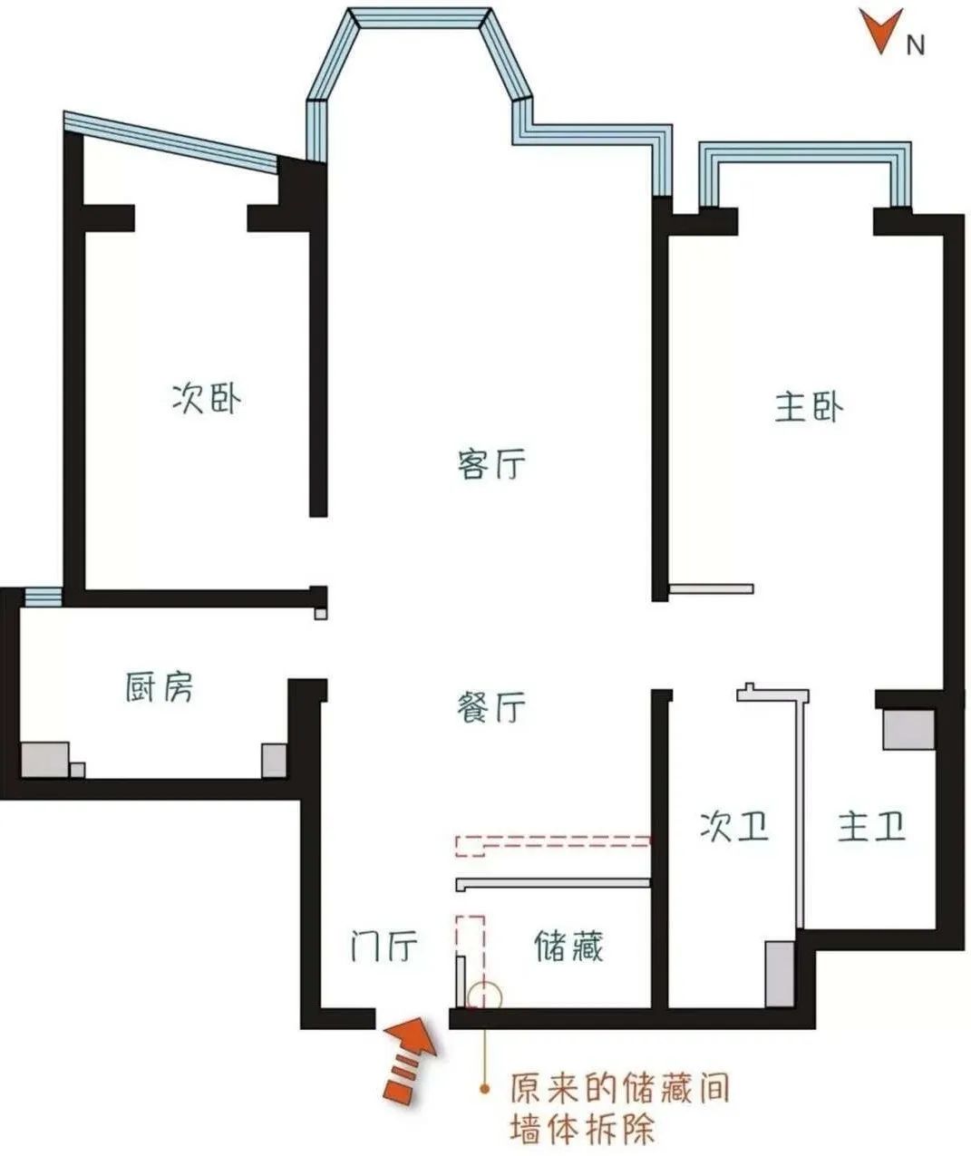 细节满分！北京夫妻打造125㎡轻复古的家，低调又惊艳
