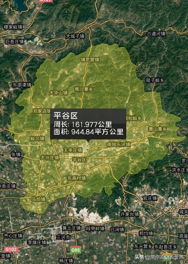 北京13个城区地图（北京市行政区划地图）