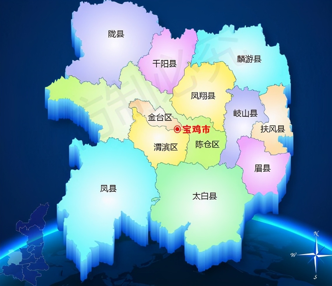 眉县地图全图高清版陕西省地图(中国地理陕西省地区介绍)