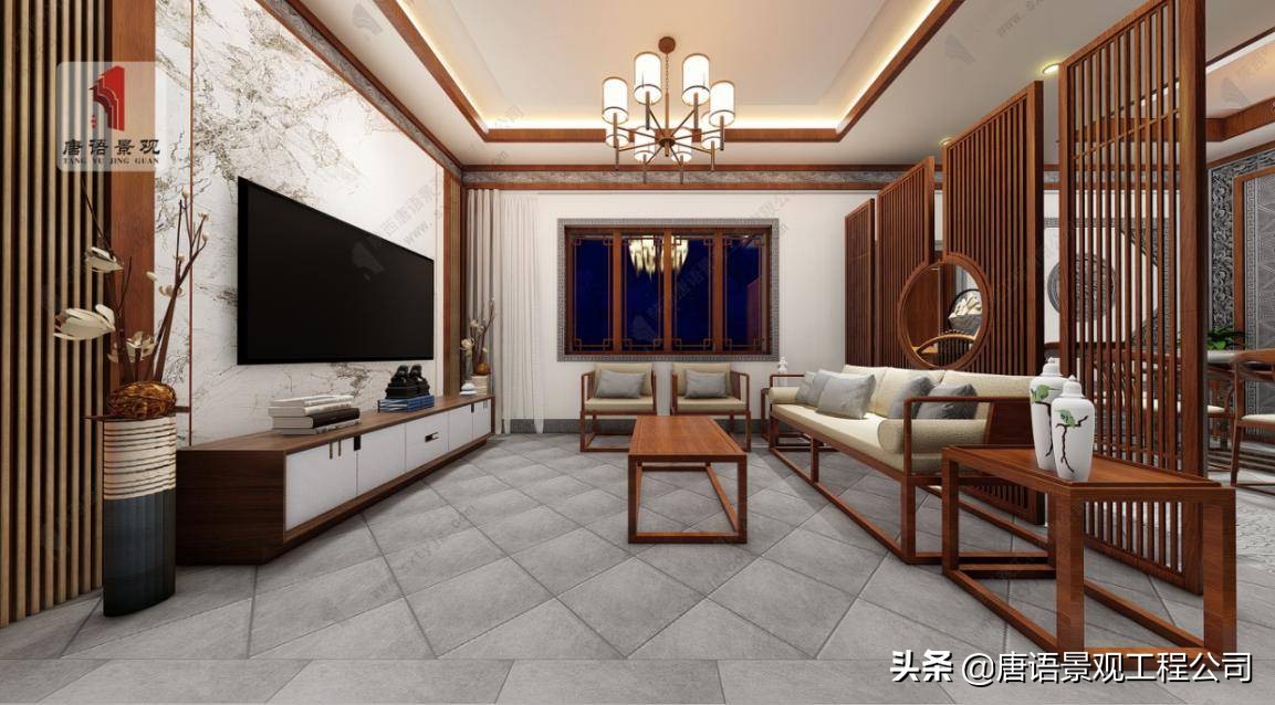 新中式内装修效果图：典雅与现代融合的家居艺术