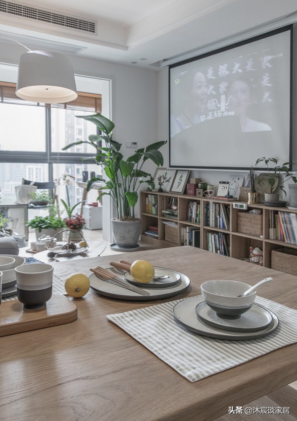 她的新家，轻松随性，全屋“森系”风格清新素雅，喜欢就照这样装