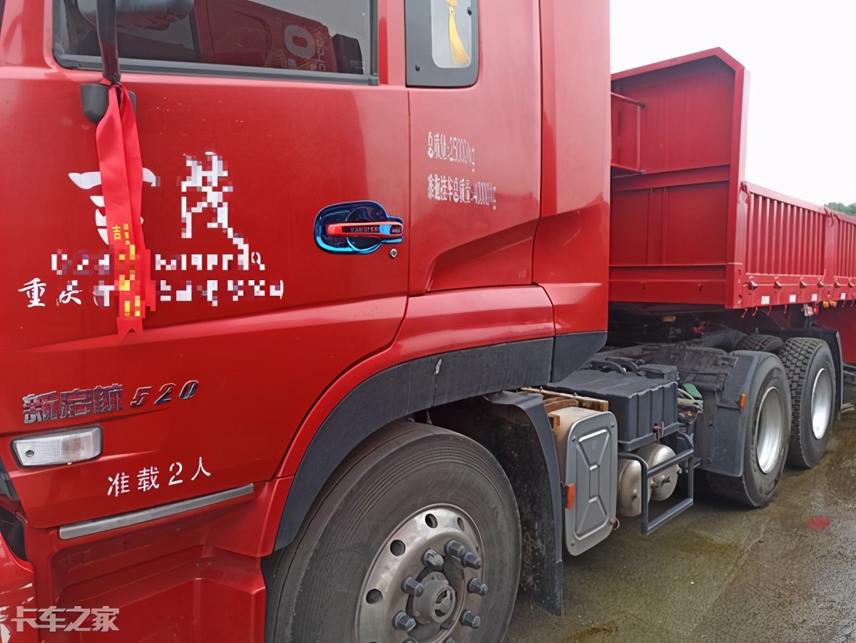 520马力+法士特12挡，实拍东风天龙二手牵引车，车况值得买
