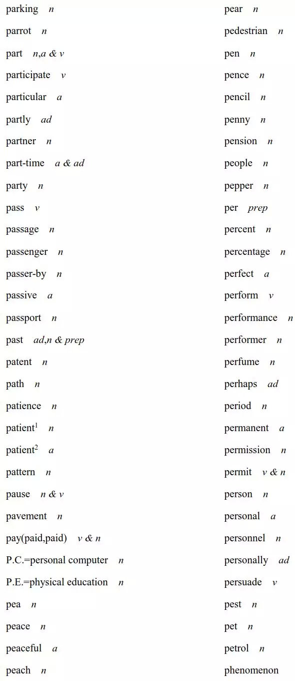 2020高考英语考试大纲正式发布！内附最新词汇表