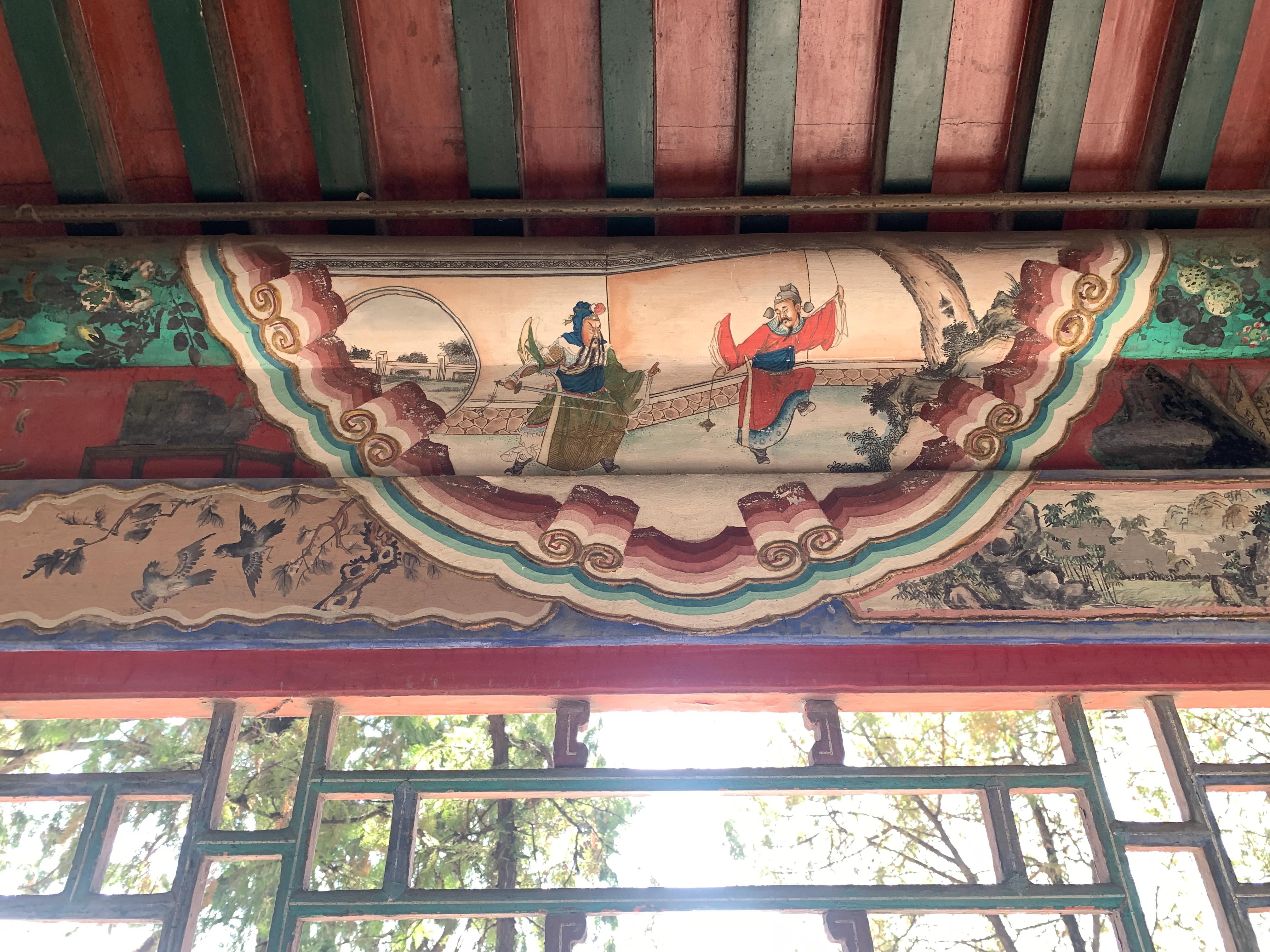 颐和园探秘之——须弥灵境四大部洲，木衣锦绣彩画长廊