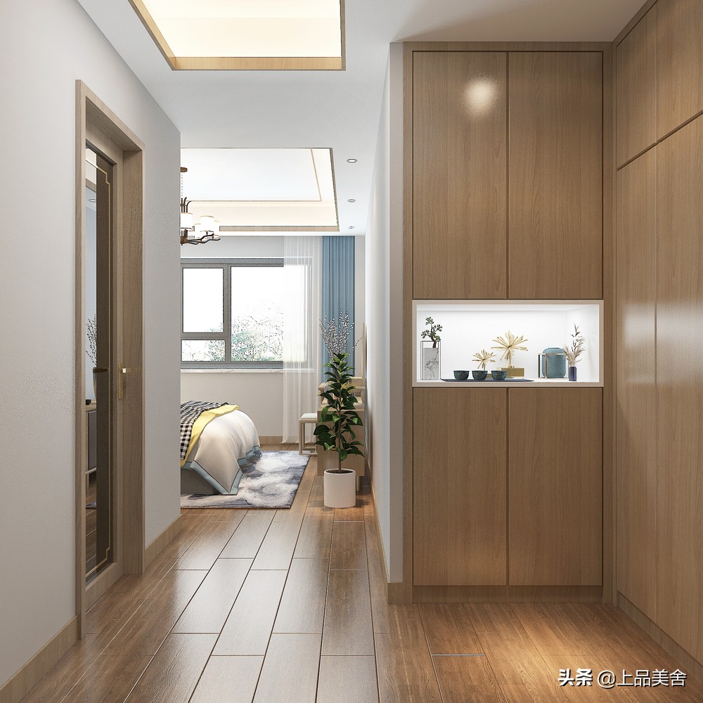 她135㎡新中式风新家，仅花了四个月时间，就完工了，效果很好