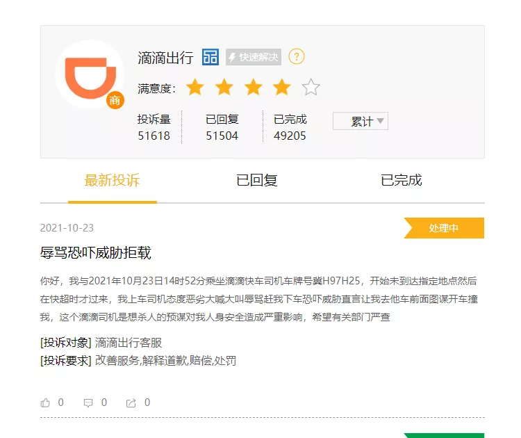 司机绕路、客服“和稀泥”！垄断的滴滴，让用户无处说理