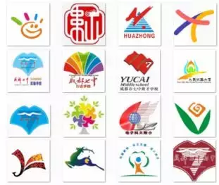 成都85所中小学校徽大起底：红绿是主流，长得“胖”完胜！
