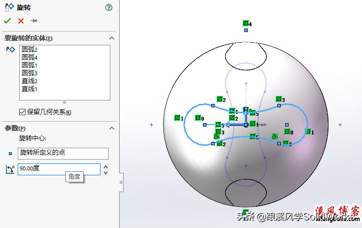 世界杯录像软件开发(用SolidWorks建模一个世界杯足球，SW分割命令的应用实例)