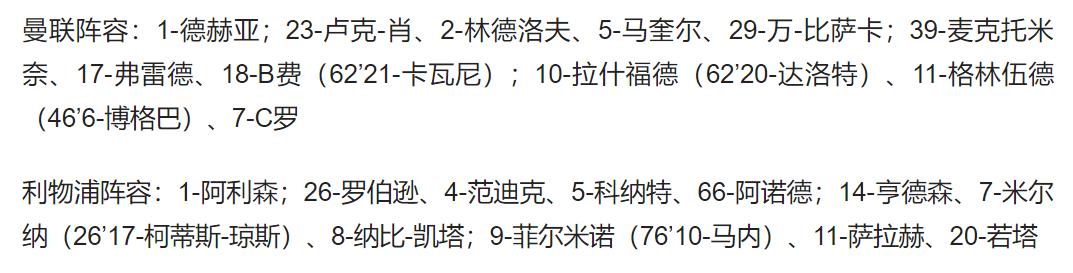 曼联0-5利物浦(双红会-曼联主场0-5惨败利物浦 萨拉赫戴帽 C罗进球无效 博格巴染红)