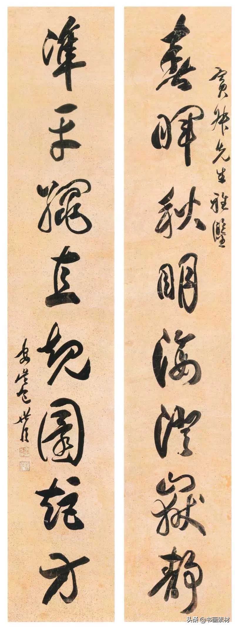 清代书法家代表人物之——包世臣，执笔运锋之奇，一时称为包体