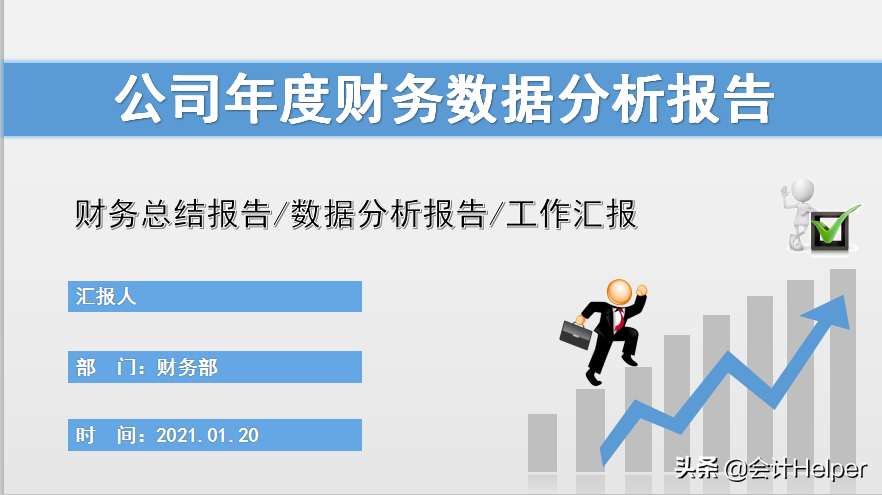 财务主管熬夜编制：15套财务年终报告ppt模板，太赞了！拿去用