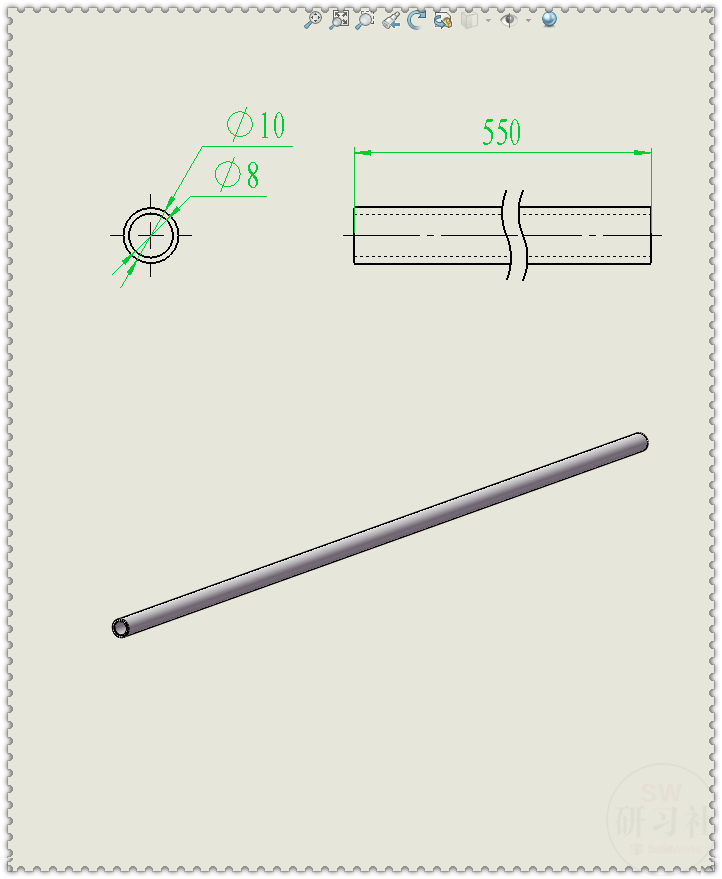用SolidWorks制作一个简单的：活塞式平行四边形升降机构