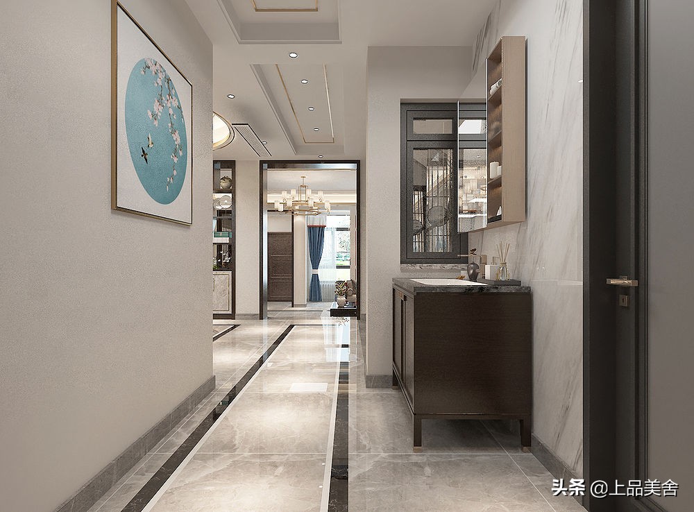 语文老师的中式风格装修，384平米四层别墅，全屋文化气息浓厚