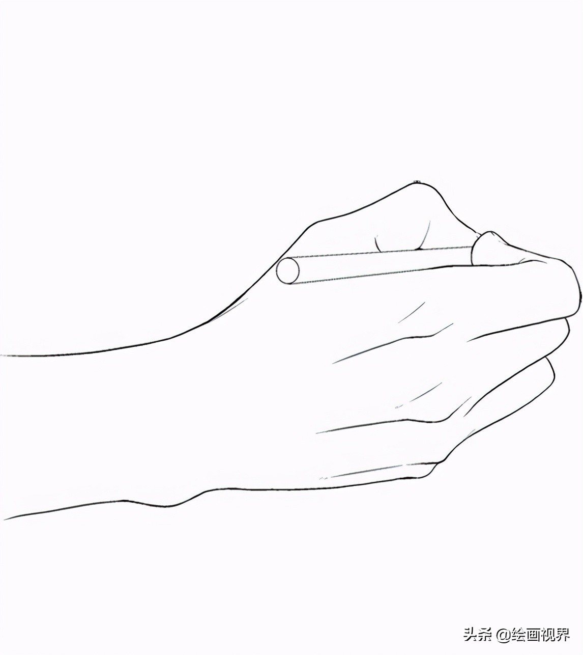 初学者怎么画手？从最基础的造型画起来，简单易学，收藏临摹学习