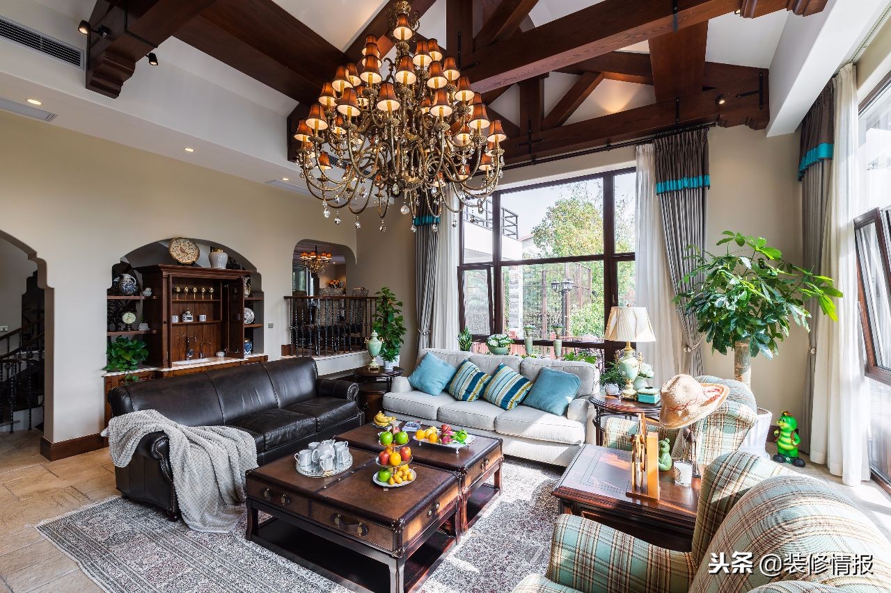 580㎡的美式乡村风，一个休闲、自然、安逸、宁静的居住环境