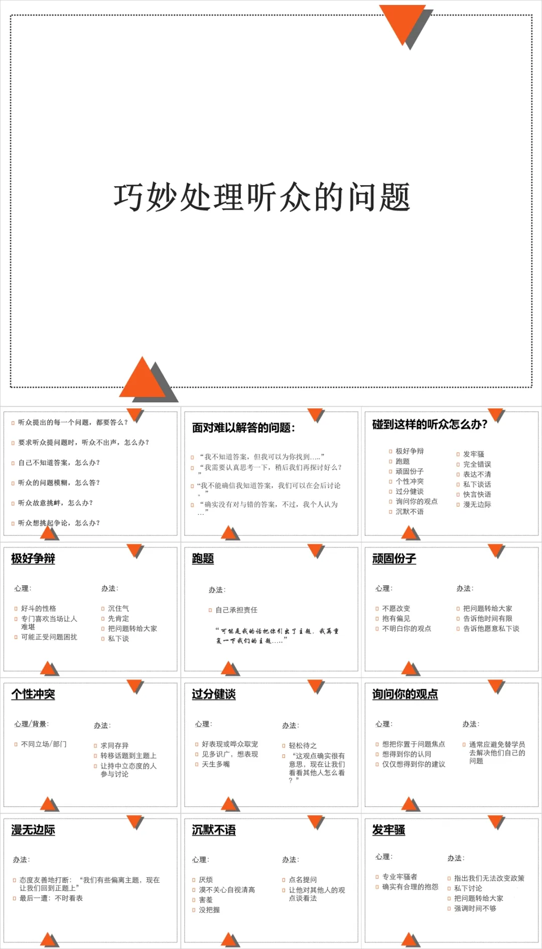 企业内部培训师培训方案合集，内含培训师技能、培训评估方法等