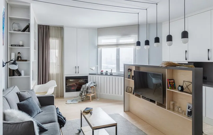 30㎡不到的小户型，老外设计也是可圈可点！收纳、家居功能太好