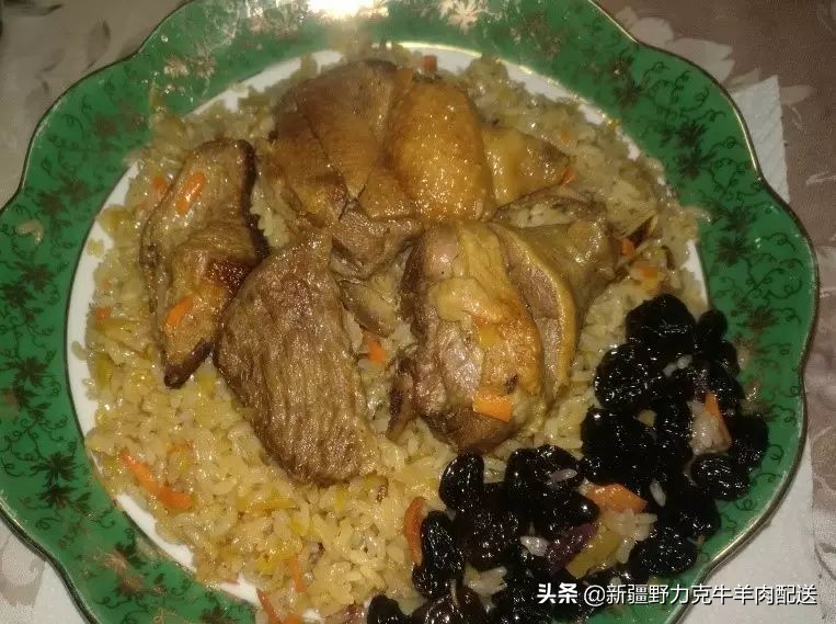 新疆塔城风干鹅抓饭，原来还可以这么做，好吃