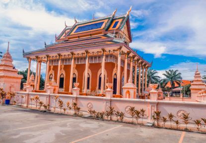 泰国的巴真府，五颜六色，绚丽多彩，夏天的小清新