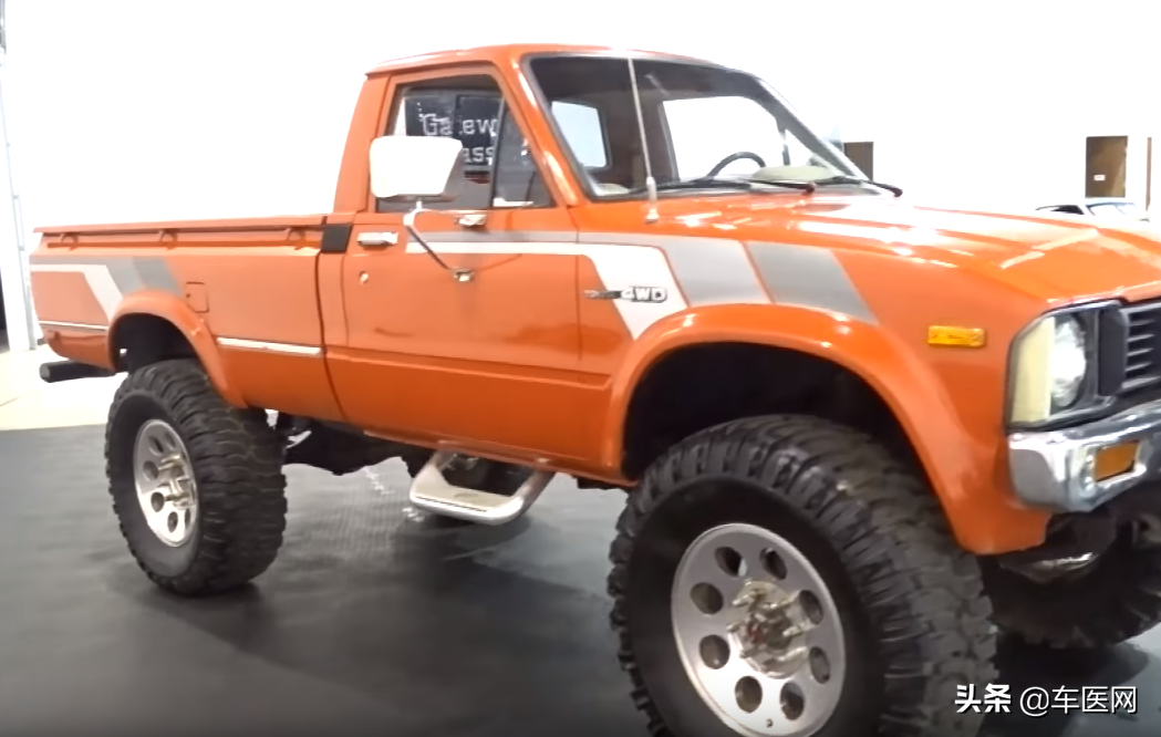 稀世珍宝,1980年丰田sr5皮卡车,收藏级的库存车