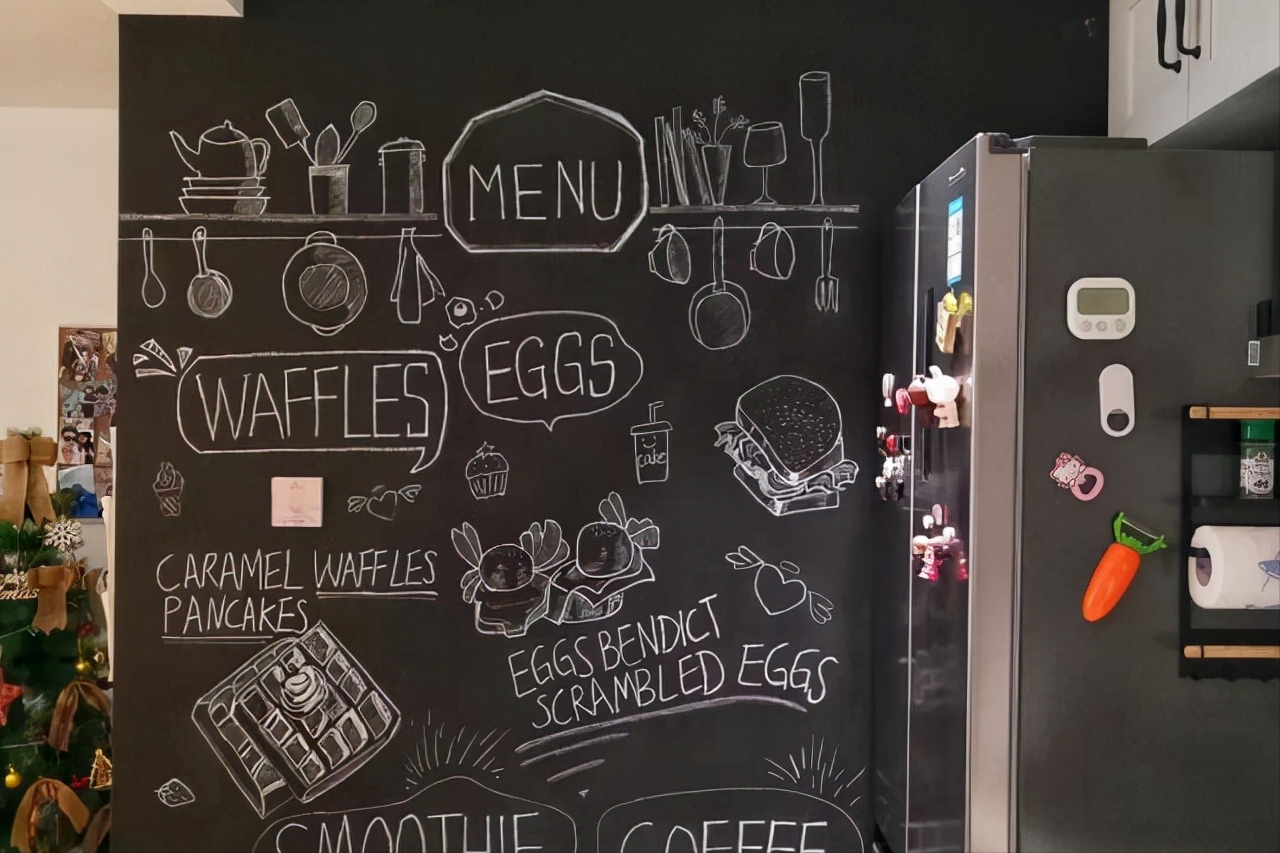 微信背景墙图片怎么弄(家里也可以做黑板墙) - 赤虎壹号