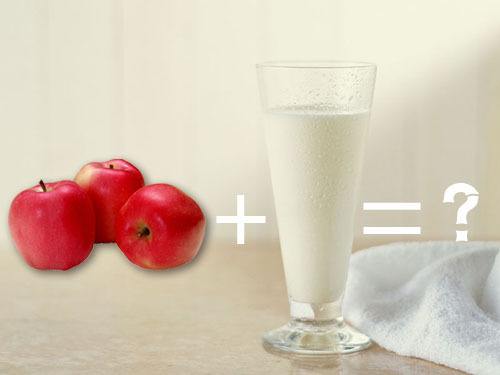 苹果牛奶果汁的做法（营养价值极高而且还有减肥效果）