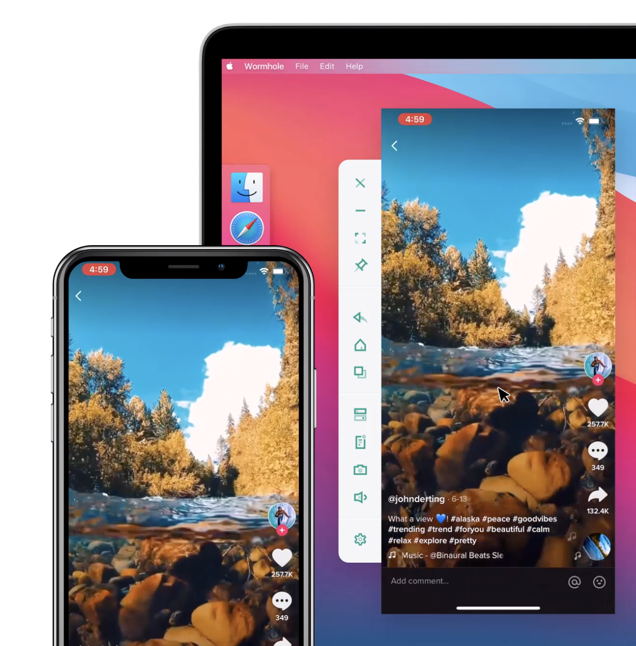 iphone 如何投屏到mac上面