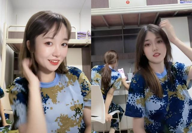 四川高校女生拍视频走红，网友：你们宿舍不和谐，有两个未入镜