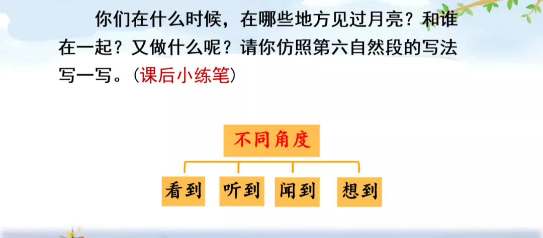 部编语文四年级上册第2课《走月亮》知识点+图文讲解+课堂练习