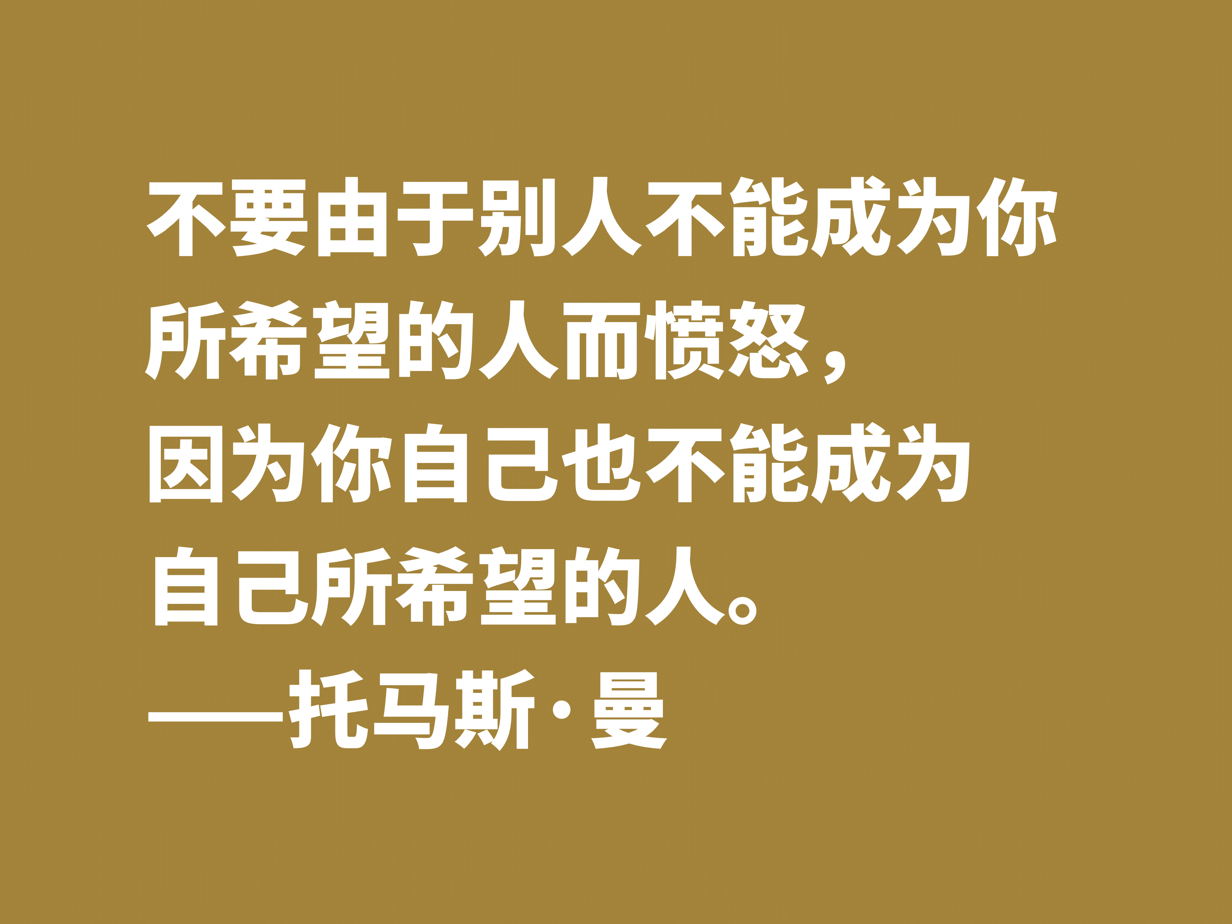 他是黑塞好友，又是罗斯福座上客，托马斯·曼十句格言，魅力无限