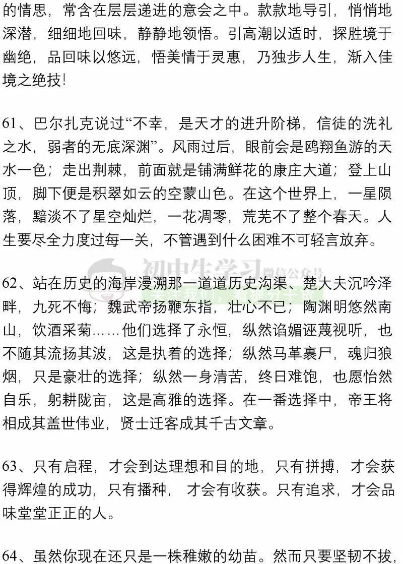 100个名人故事+150个好词佳句+200句名人名言...绝佳作文素材